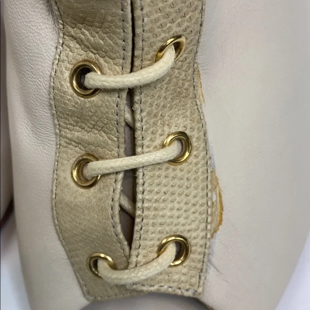 Devi Kroell Nude Peep Toe Booties Size 39.5